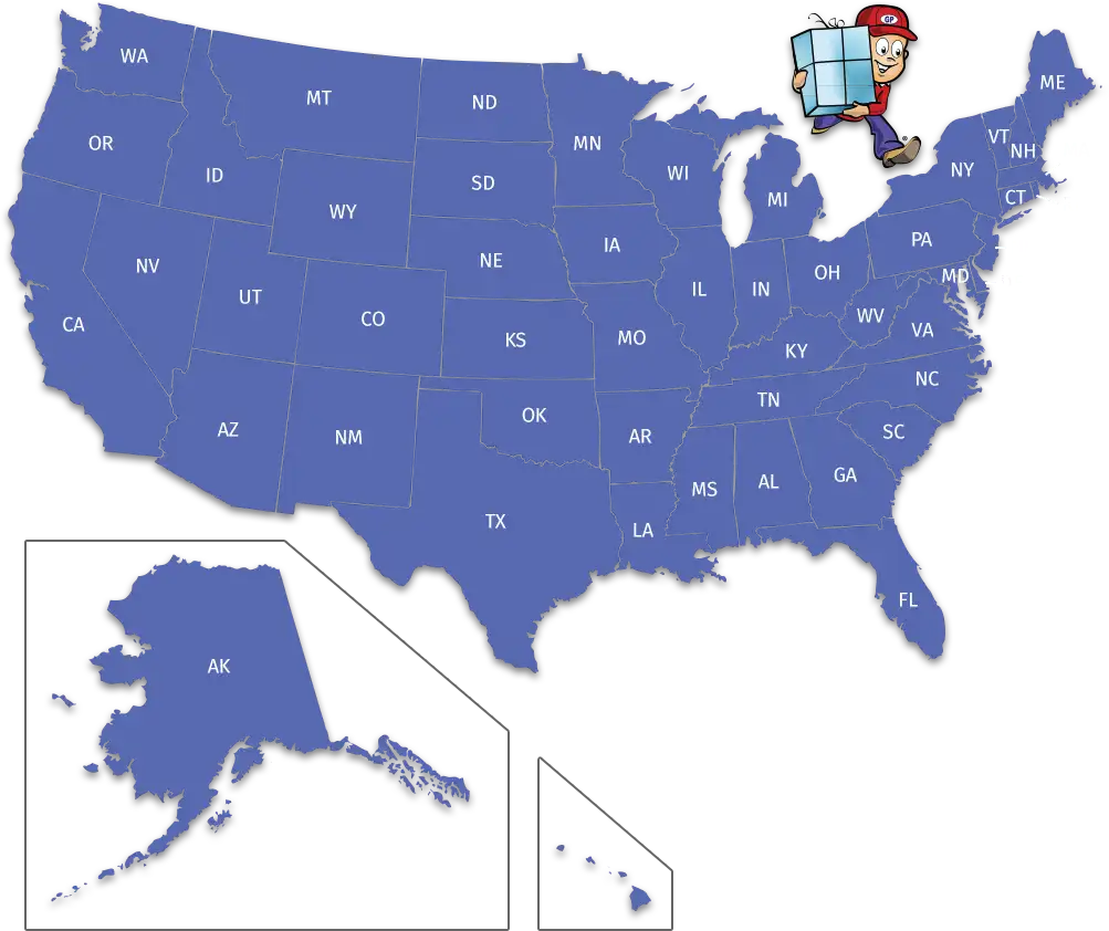 Goin' Postal Location Map